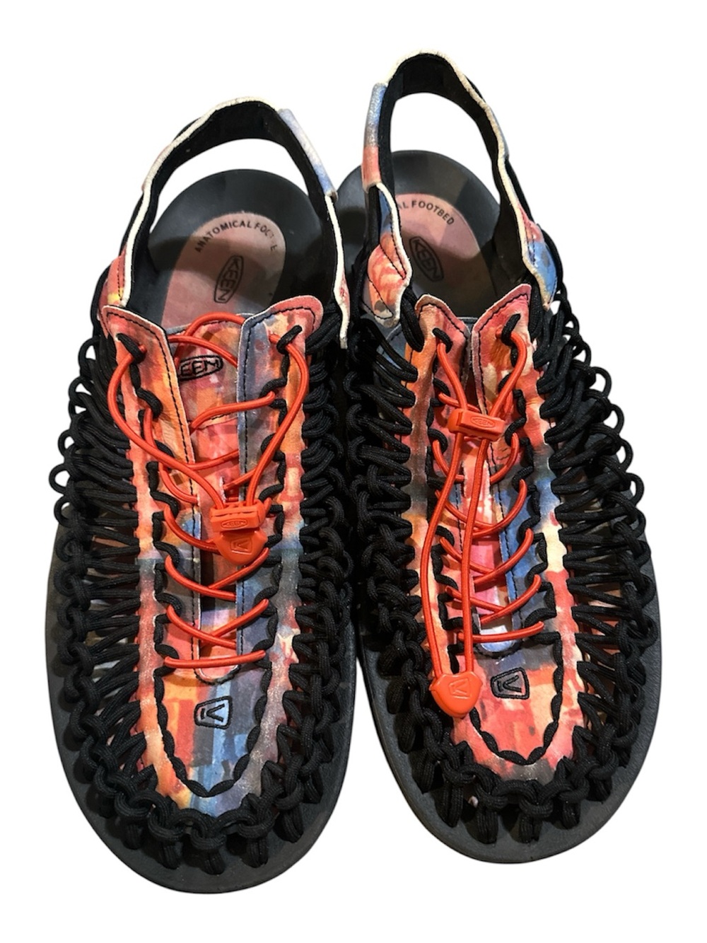 Keen Men’s Orange Multi UNEEK Rope Sandals